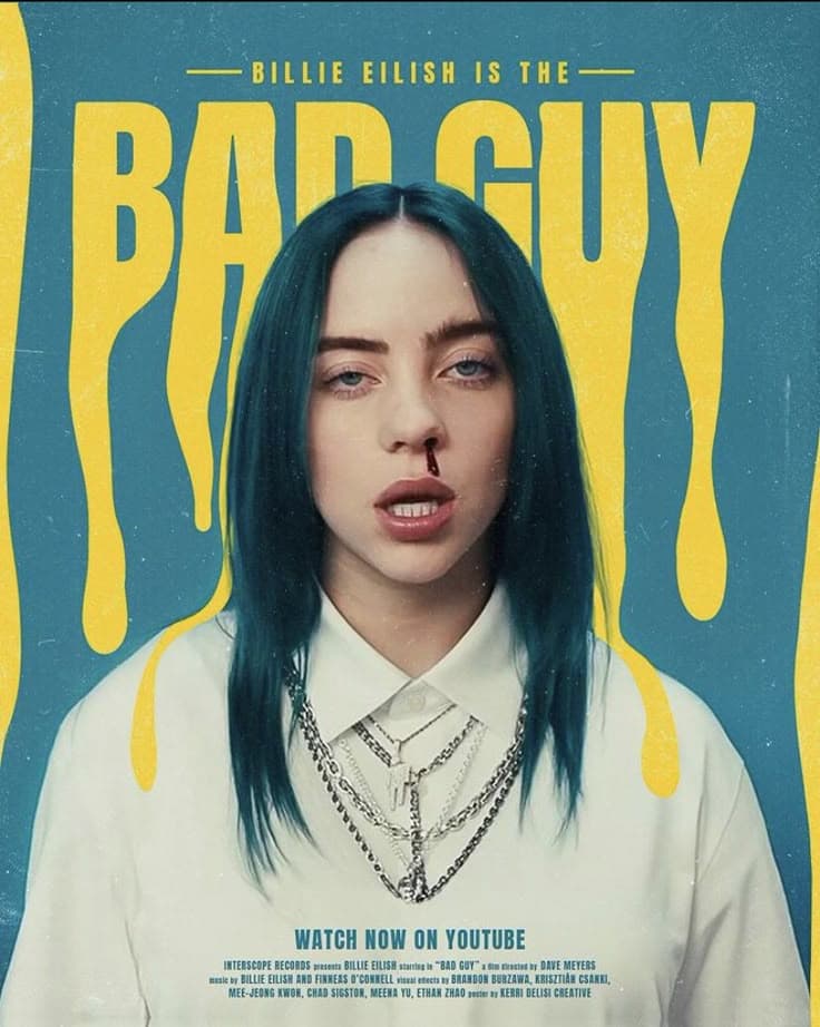 آهنگ Bad guy از بیلی آیلیش