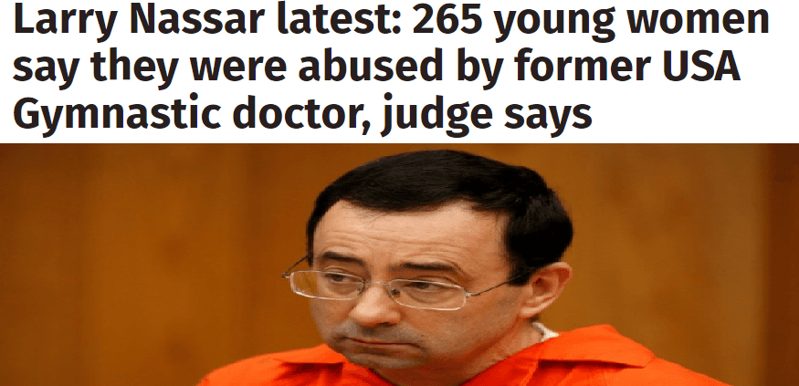 "Larry Nassar" متجاوزی که پزشک شد!