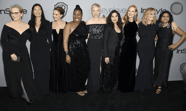 چرا ستاره های هالیوود در "Golden Globes" یکدست سیاهپوش شدند!!
