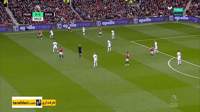 گل روملو لوکاکو به سوانزی (منچستریونایتد 1-0 سوانزی)