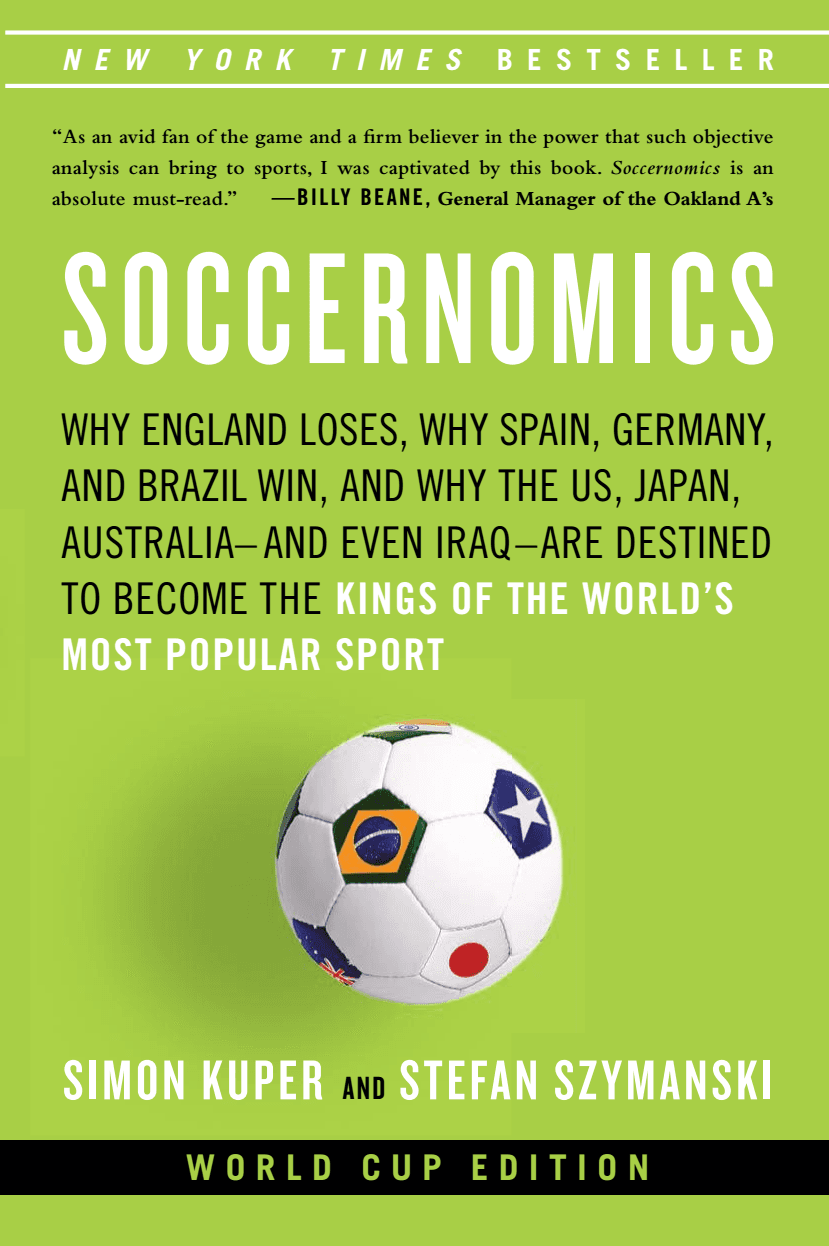 Soccernomics:کتابی در باب اقتصاد،افراد،جامعه و فوتبال