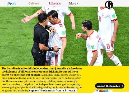 رفتار بازیکنان تیم ملی ایران با داوران، سوژه سایت گاردین شد! + عکس