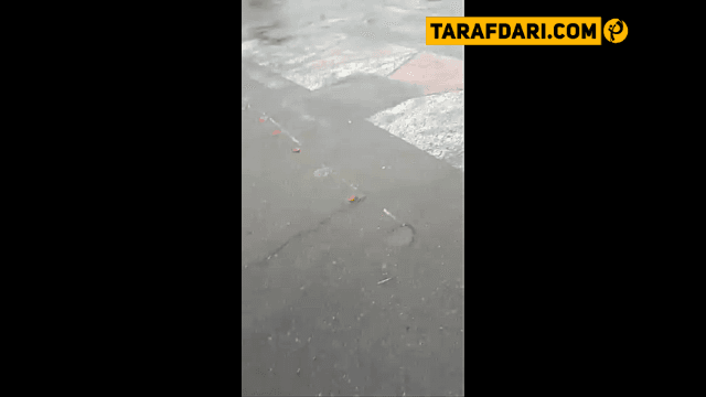 ویدیو؛ فوتبال بازى كردن مردم در جاده ساوه در اعتراض به گران شدن بنزين