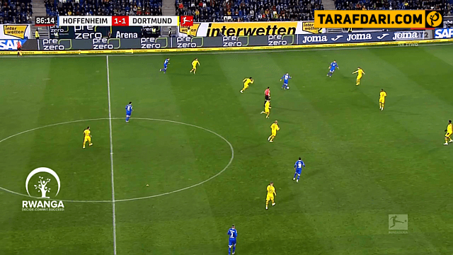 گل آندری کراماریچ به دورتموند (هوفنهایم 2-1 دورتموند)