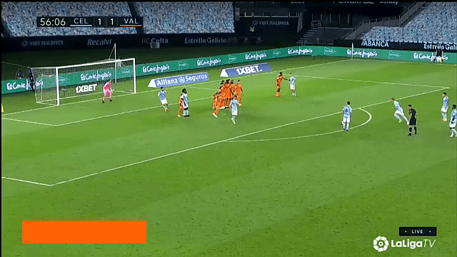 گل زیبای یاگو آسپاس از روی ضربه آزاد به والنسیا (سلتاویگو 2-1 والنسیا) / ویدیو