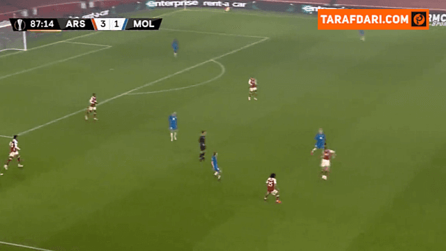 گل جو ویلوک به مولده (آرسنال 4-1 مولده)