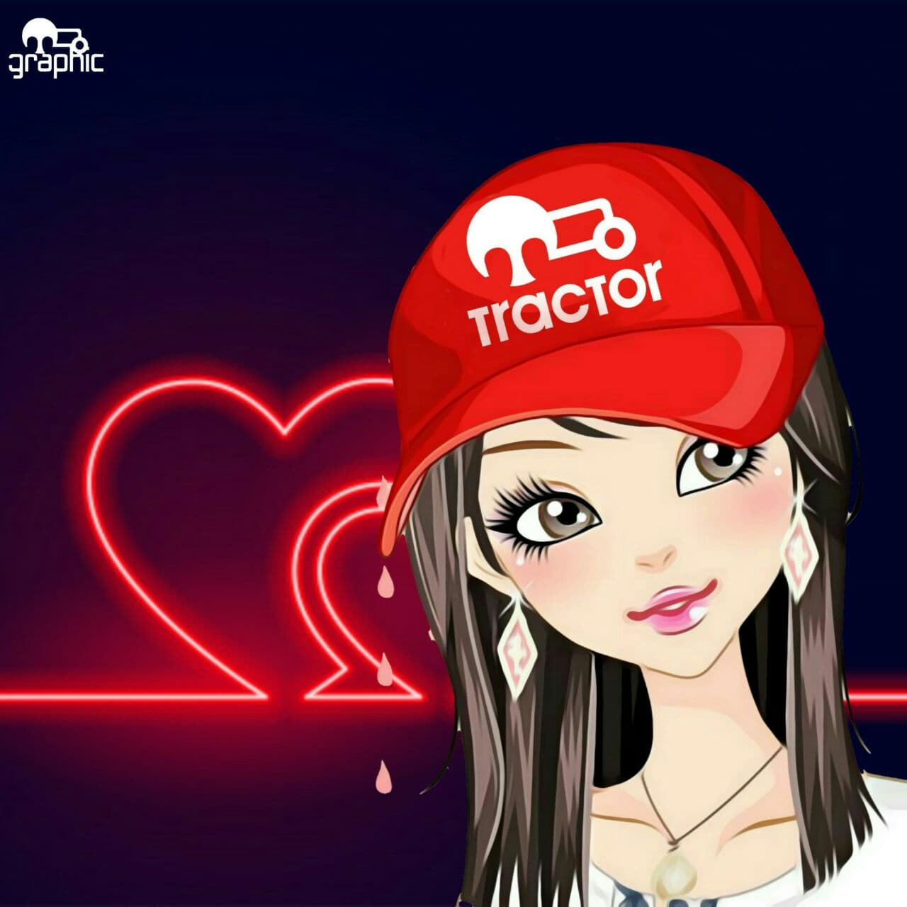 پروفایل دخترانه برای هوادار های تراکتور