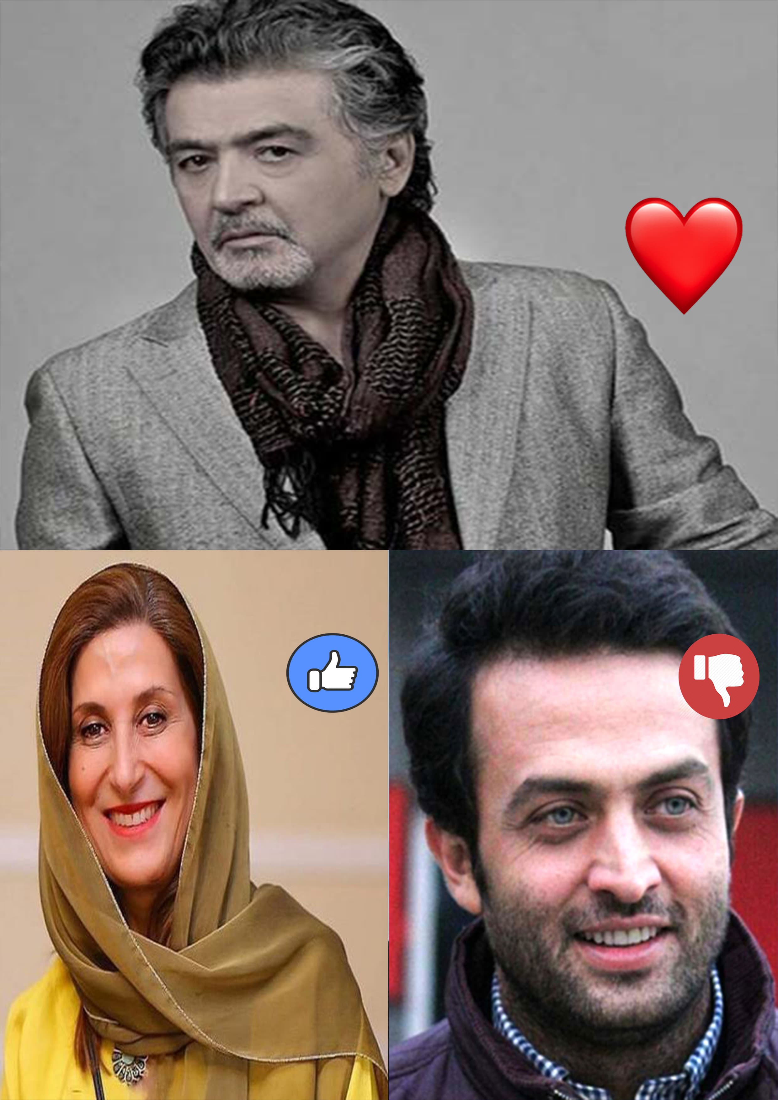 ???نظرسنجی چهارم امروز،محبوب ترین بازیگر ایرانی ❗❗?? 