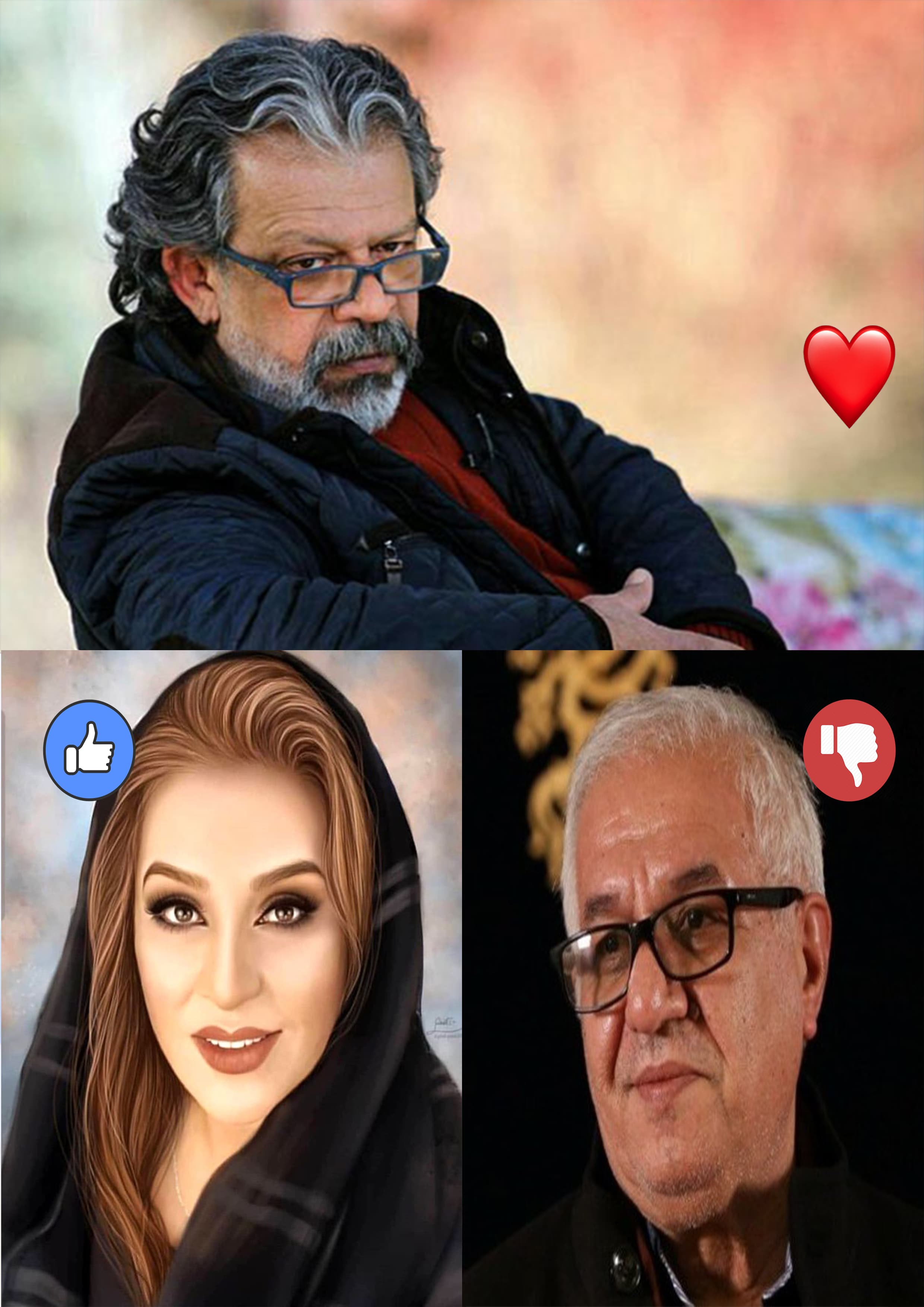 ???نظرسنجی اول امروز،محبوب ترین بازیگر ایرانی ❗❗?? 