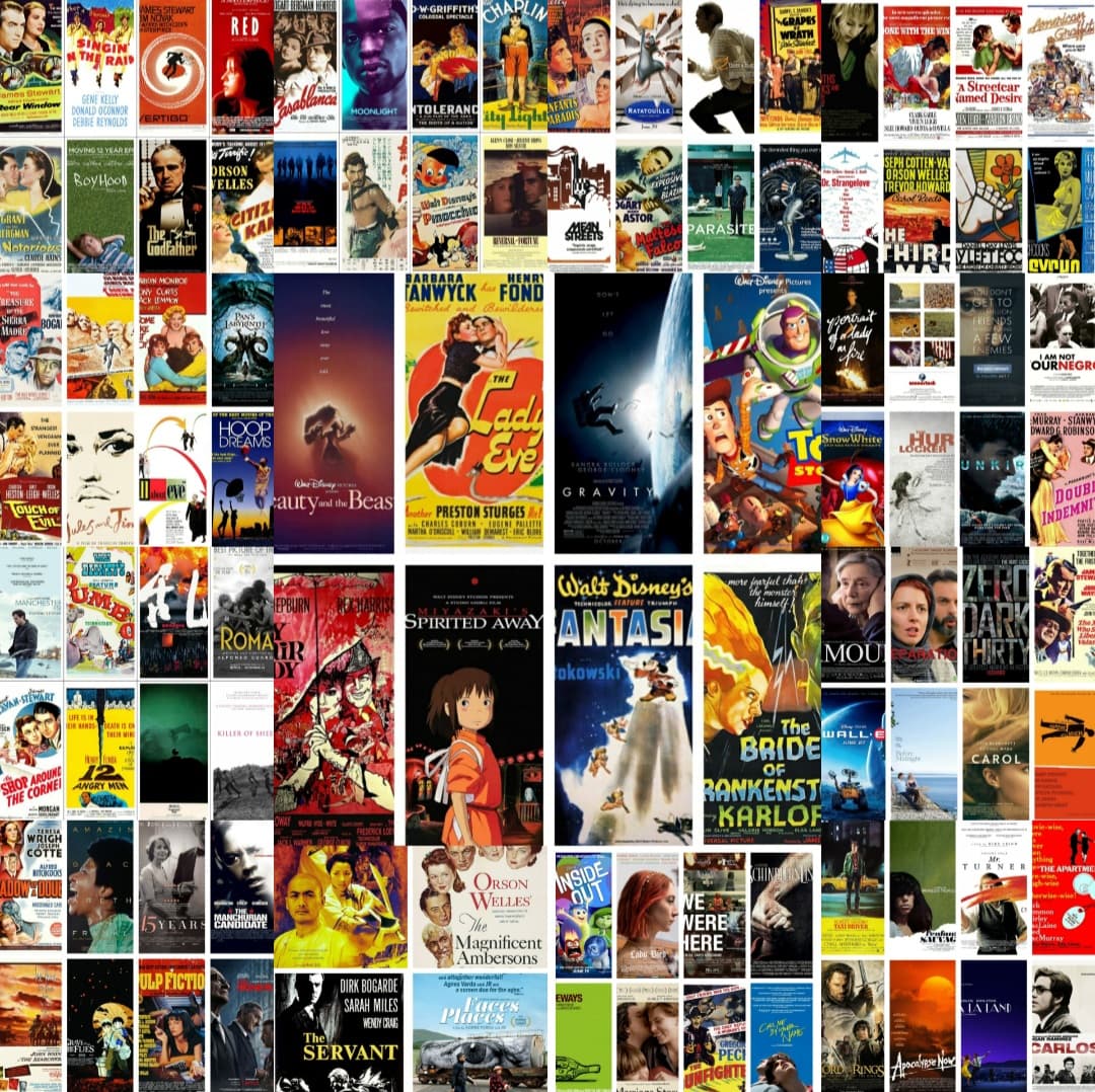 100 فیلم برتر تاریخ از دید منتقدان 