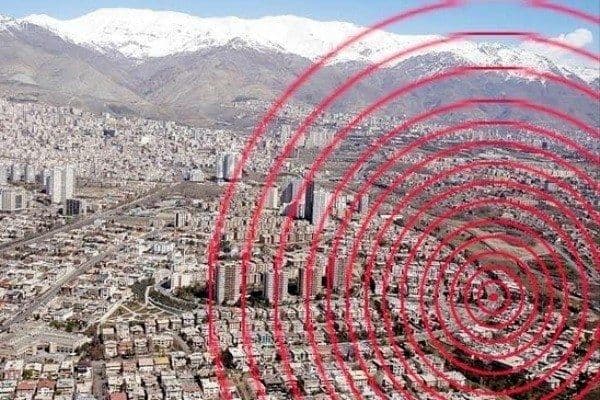 هر دو سال زلزله ۵ ریشتری، هر بیست سال زلزله ۶ ریشتری و هر ۲۰۰ سال زلزله ۷ ریشتری در تهران رخ داده است