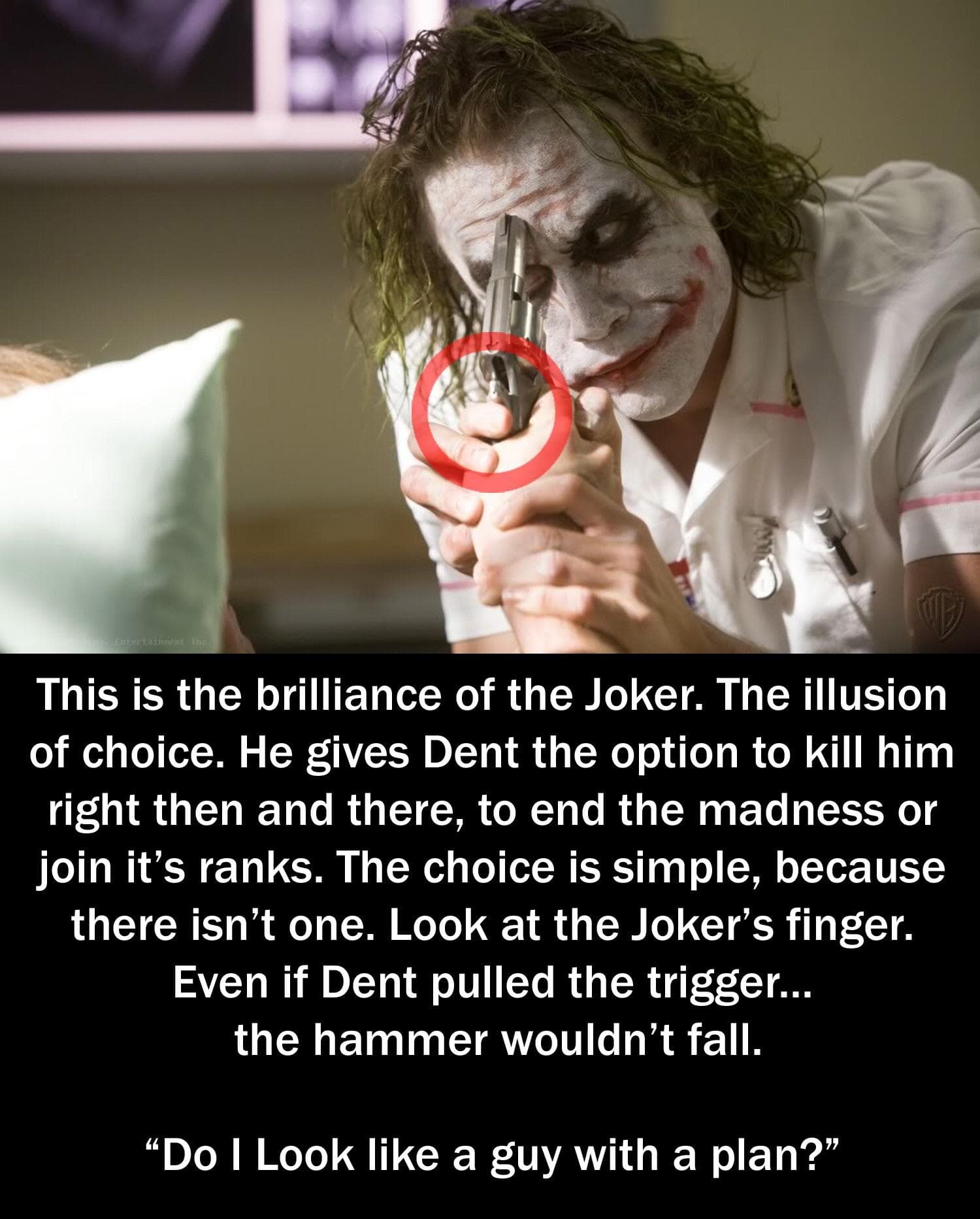 The dark knight joker