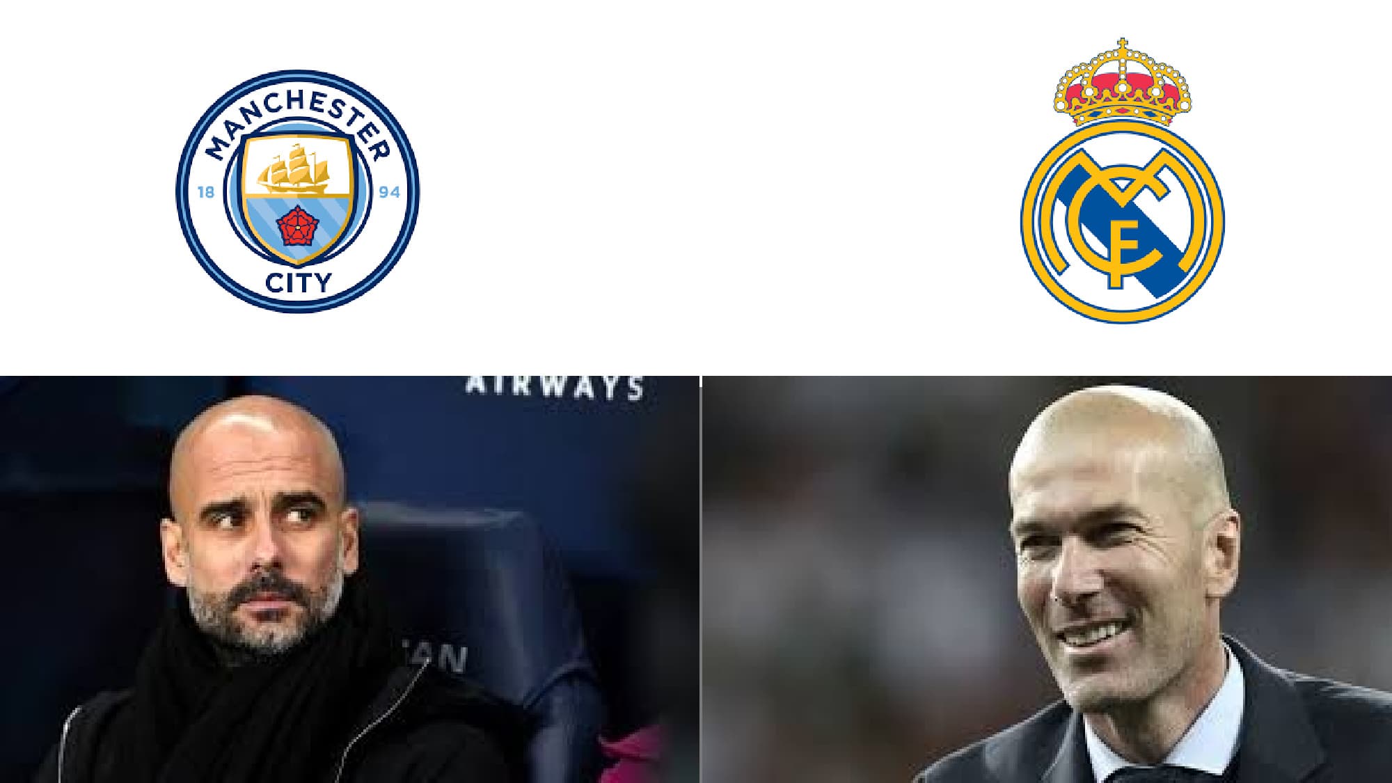 زیدان VS گواردیولا --- رئال مادرید VS منچستر سیتی: