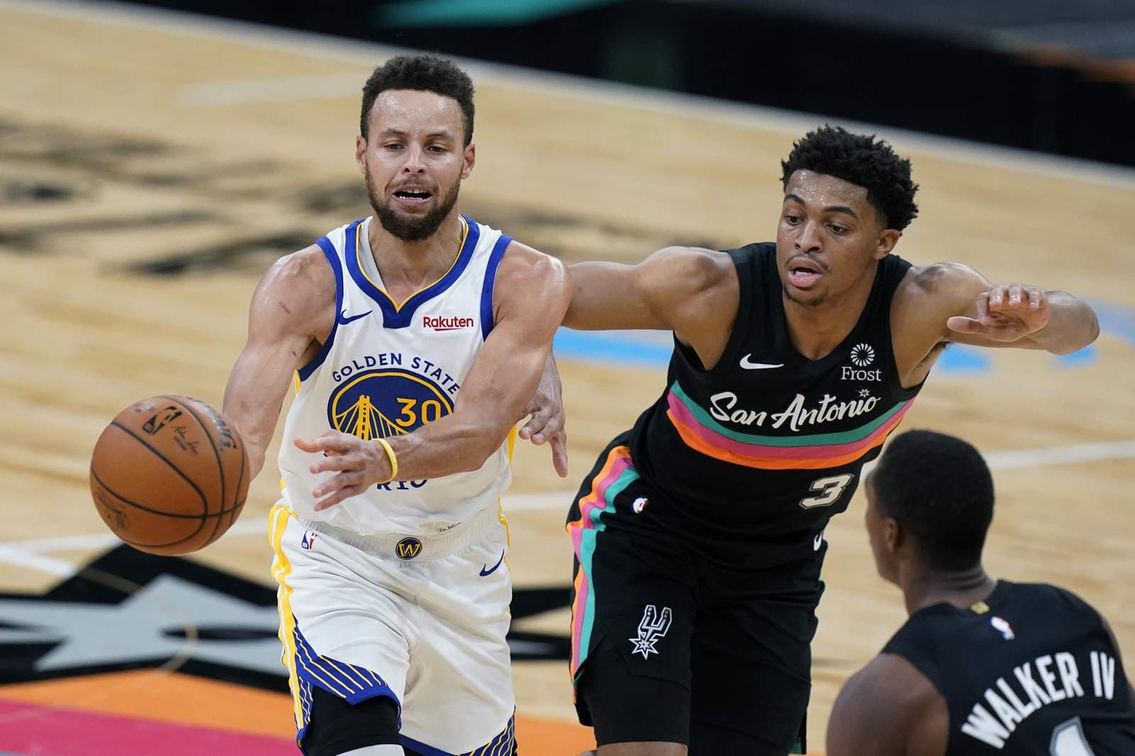 خلاصه بازی سن انتونیو اسپرز 91-114 گلدن استیت واریرز (فصل 2020/21 لیگ NBA)