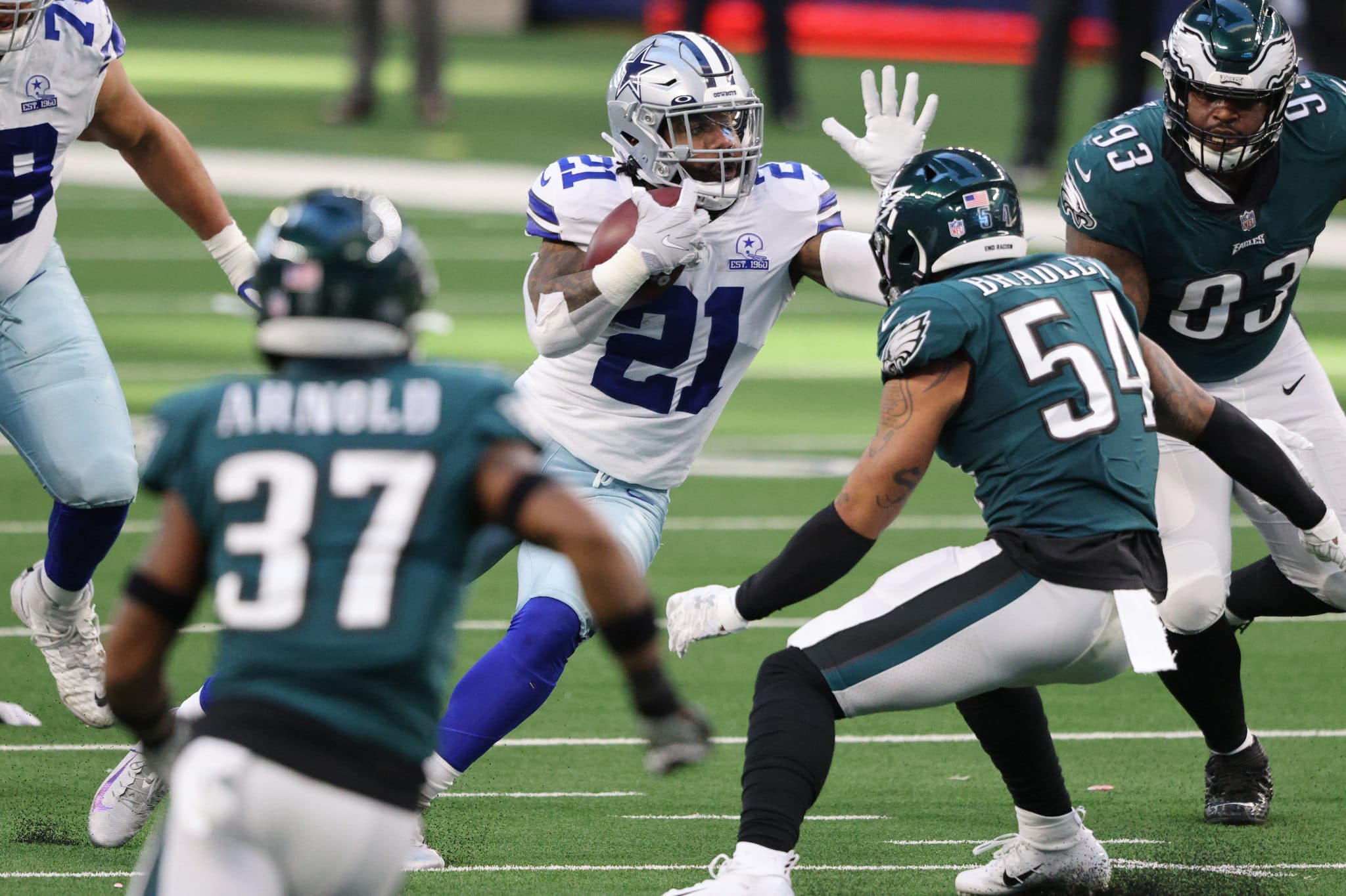 خلاصه بازی دالاس کاوبویز 37-17 فیلادلفیا ایگلز (فصل 2020 لیگ NFL)