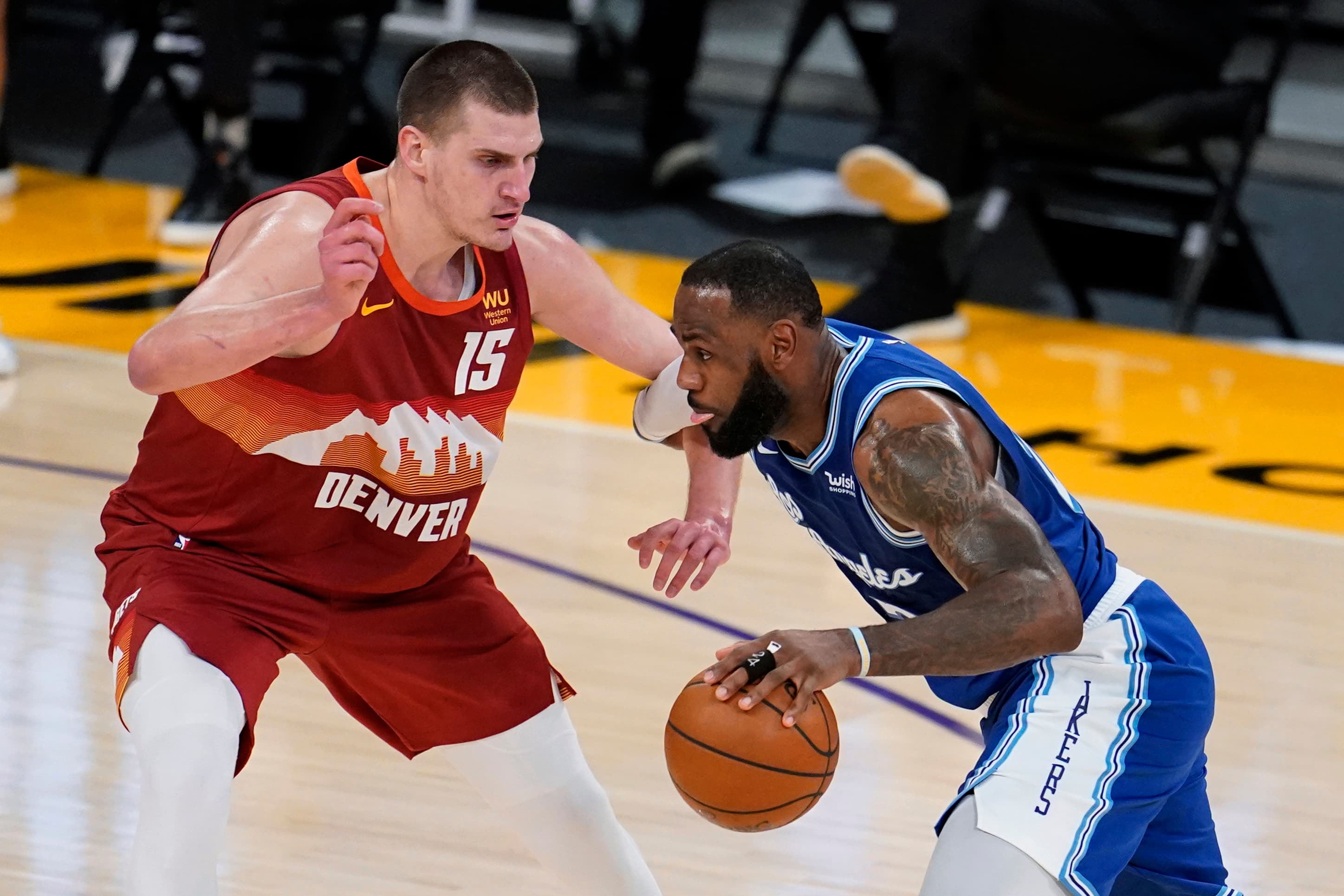 خلاصه بازی لس آنجلس لیکرز 114-93 دنور ناگتس (فصل 2020/21 لیگ NBA)