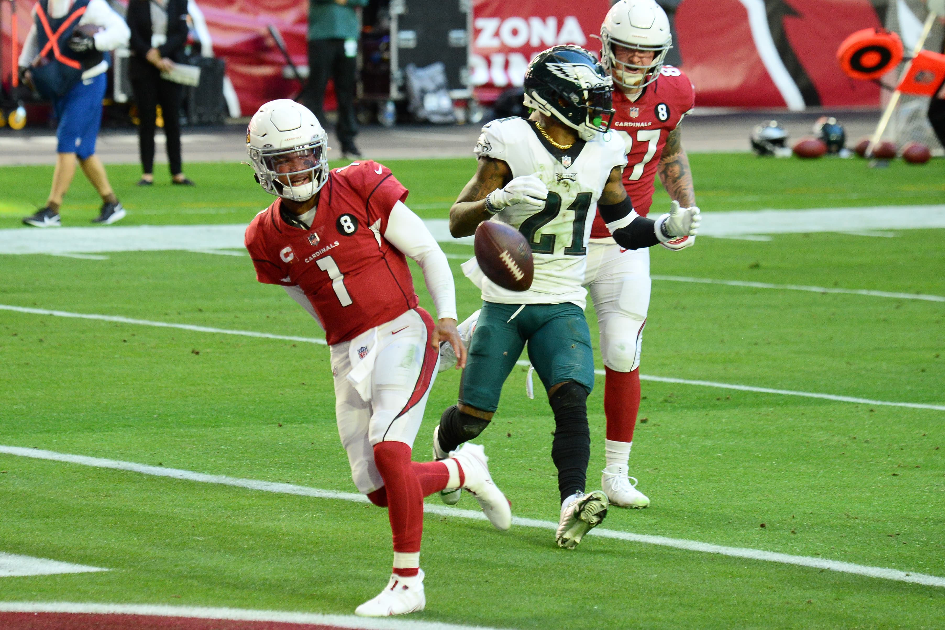 خلاصه بازی آریزونا کاردینالز 33-26 فیلادلفیا ایگلز (فصل 2020 لیگ NFL)