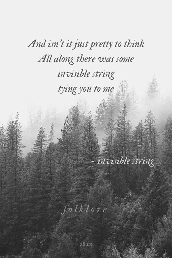 Invisible String - taylor swift بهمراه متن و ترجمه
