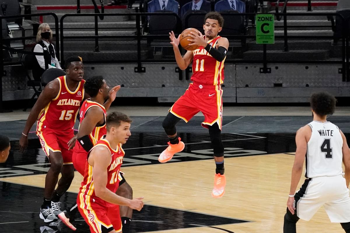 خلاصه بازی سن انتونیو اسپرز 129-134 آتلانتا هاوکس (فصل 2020/21 لیگ NBA)