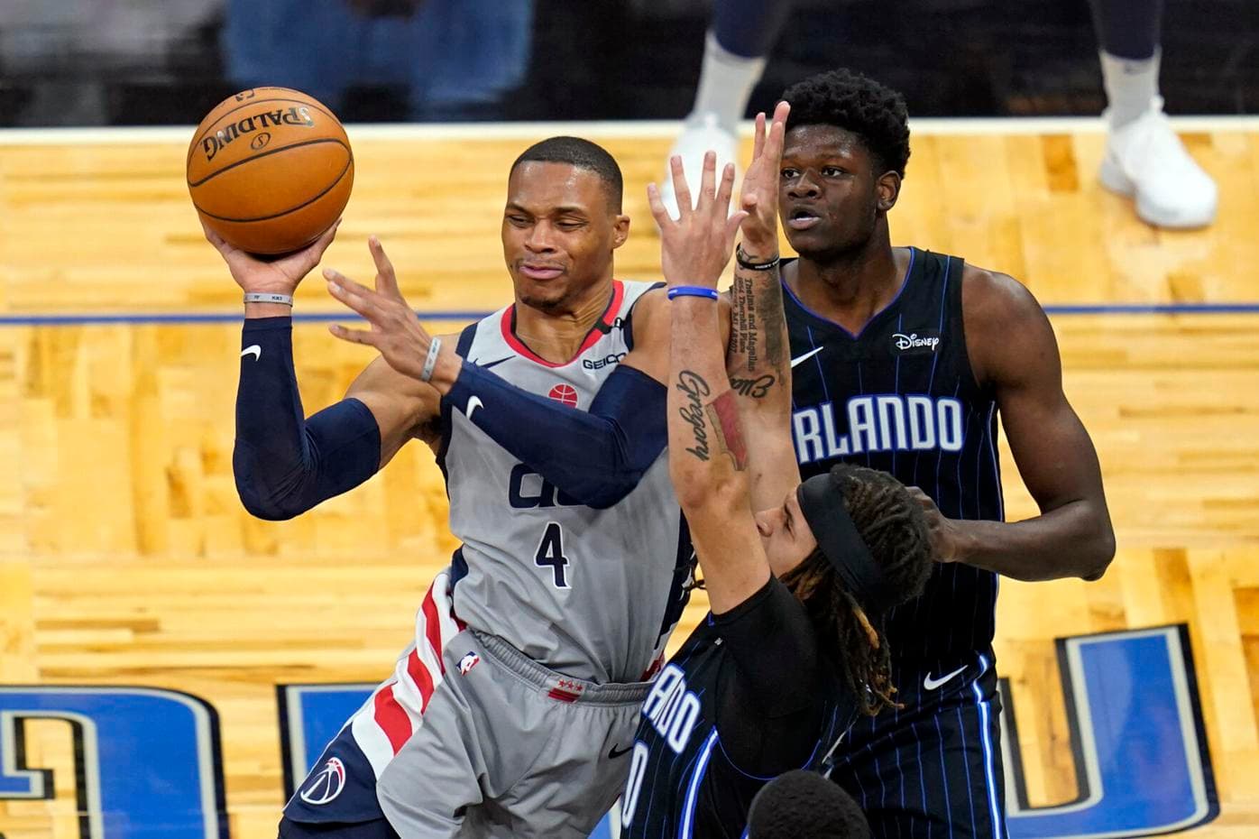 نتایج بازی‌های 7 آوریل 2021 لیگ NBA / بیستمین تریپل دابل فصل وستبروک؛ شکست موریکس برابر راکتس