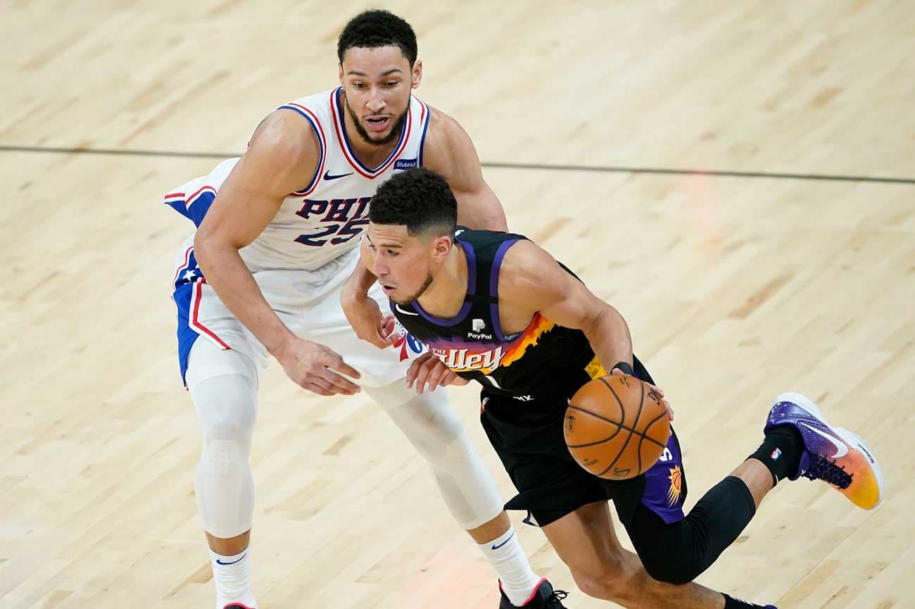 نتایج بازی‌های 13 فوریه 2021 لیگ NBA / ادامه پیروزی‌های جز و درخشش دوین بوکر برابر سونی سیکسرز