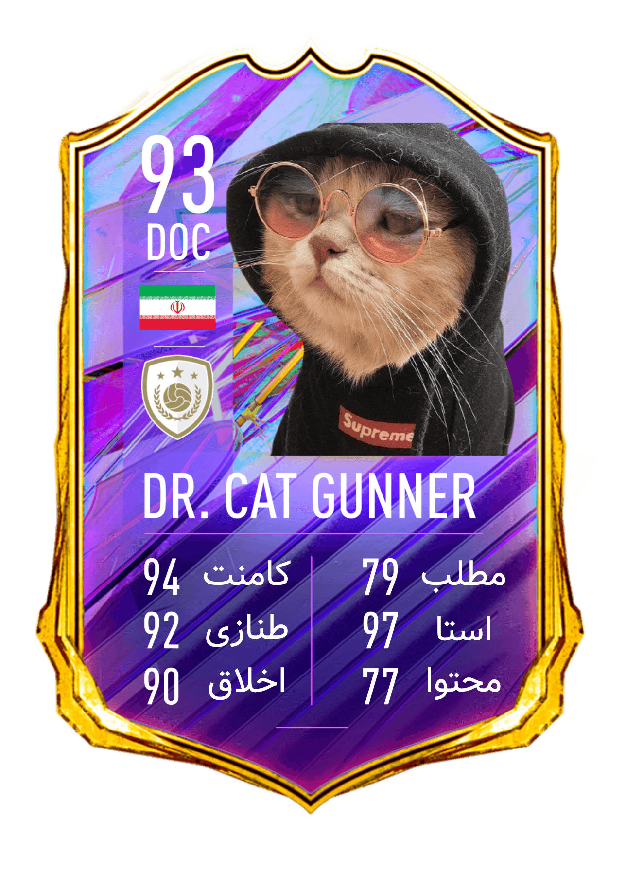 ??کارت برترین اسطوره های سایت؛ نفر هفتم: ?? Dr. CAT ムひ刀刀乇尺??