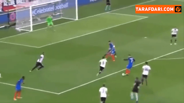 برتری 2-0 فرانسه مقابل آلمان با بریس آنتوان گریزمان و صعود به فینال یورو (2016/7/7) / فیلم