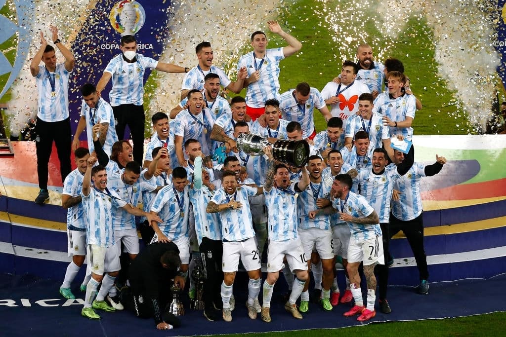 قهرمانی تیم ملی آرژانتین در کوپا آمریکا 2021 / گزارش تصویری
